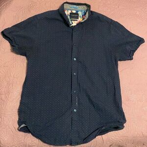 Button Up Short Sleeve USA Small Boys